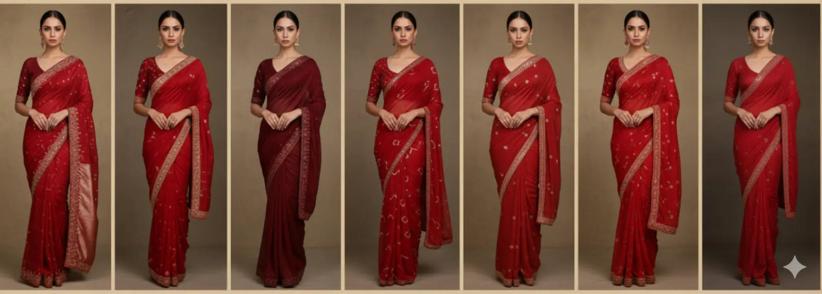7 Bold Red Saree Looks to Elevate Your Festive Wardrobe.