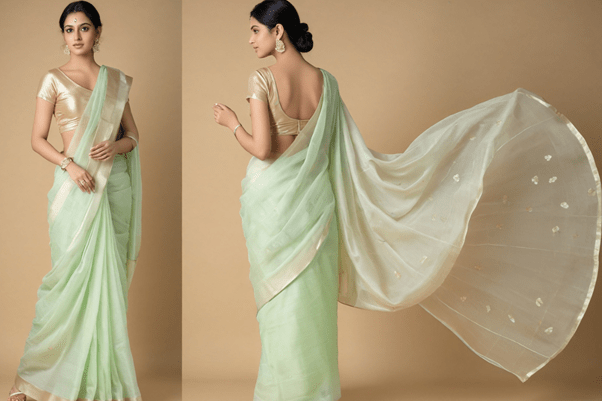 Beyond Sequins: How Organza Sarees Redefine Glamour for the Modern Diva