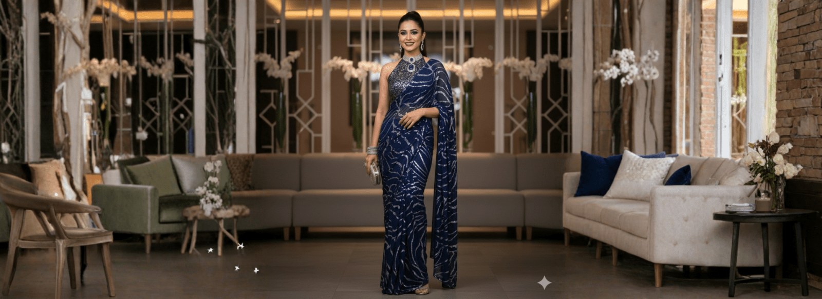 How to Style a Saree for a Cocktail Party: Indidha’s Modern Guide
