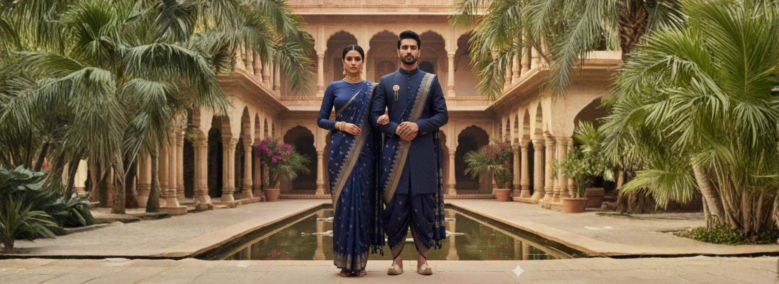 Matching Couple Looks: Twinning Saree Styles That Stand Out