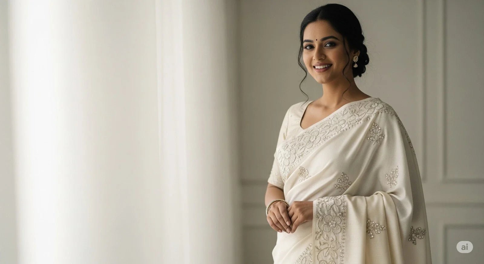 Why Every Woman Needs an Off White Saree in Her Wardrobe