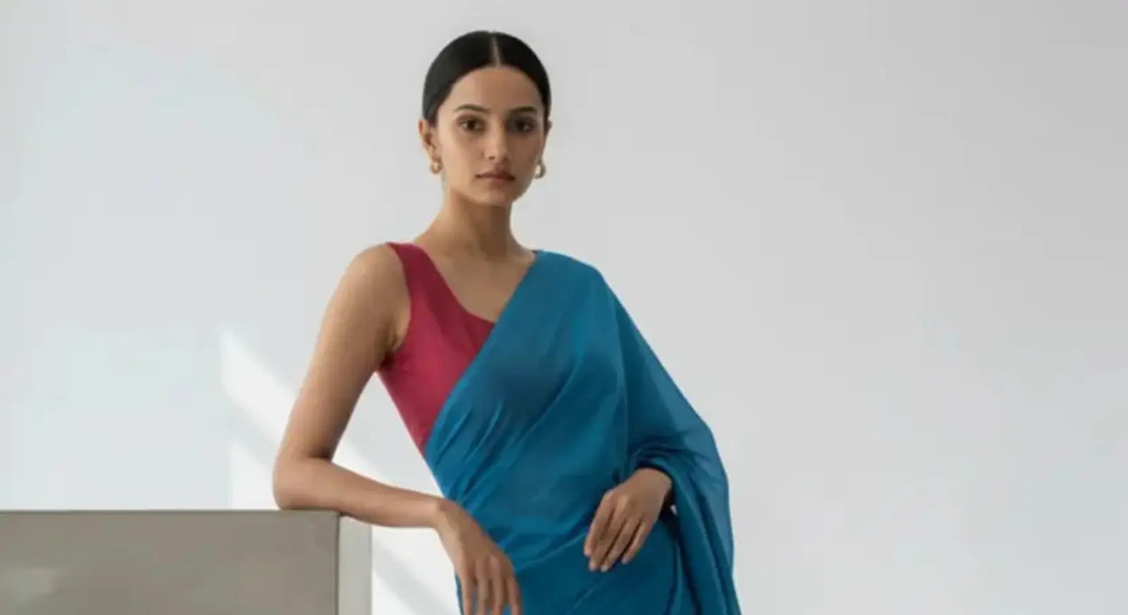 Why the Blue Saree and Pink Blouse Combo Works for Every Occasion.