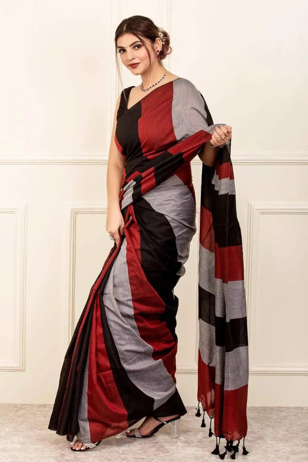 CHAUDHAVI KA CHAND | Cotton | Indidha Saree