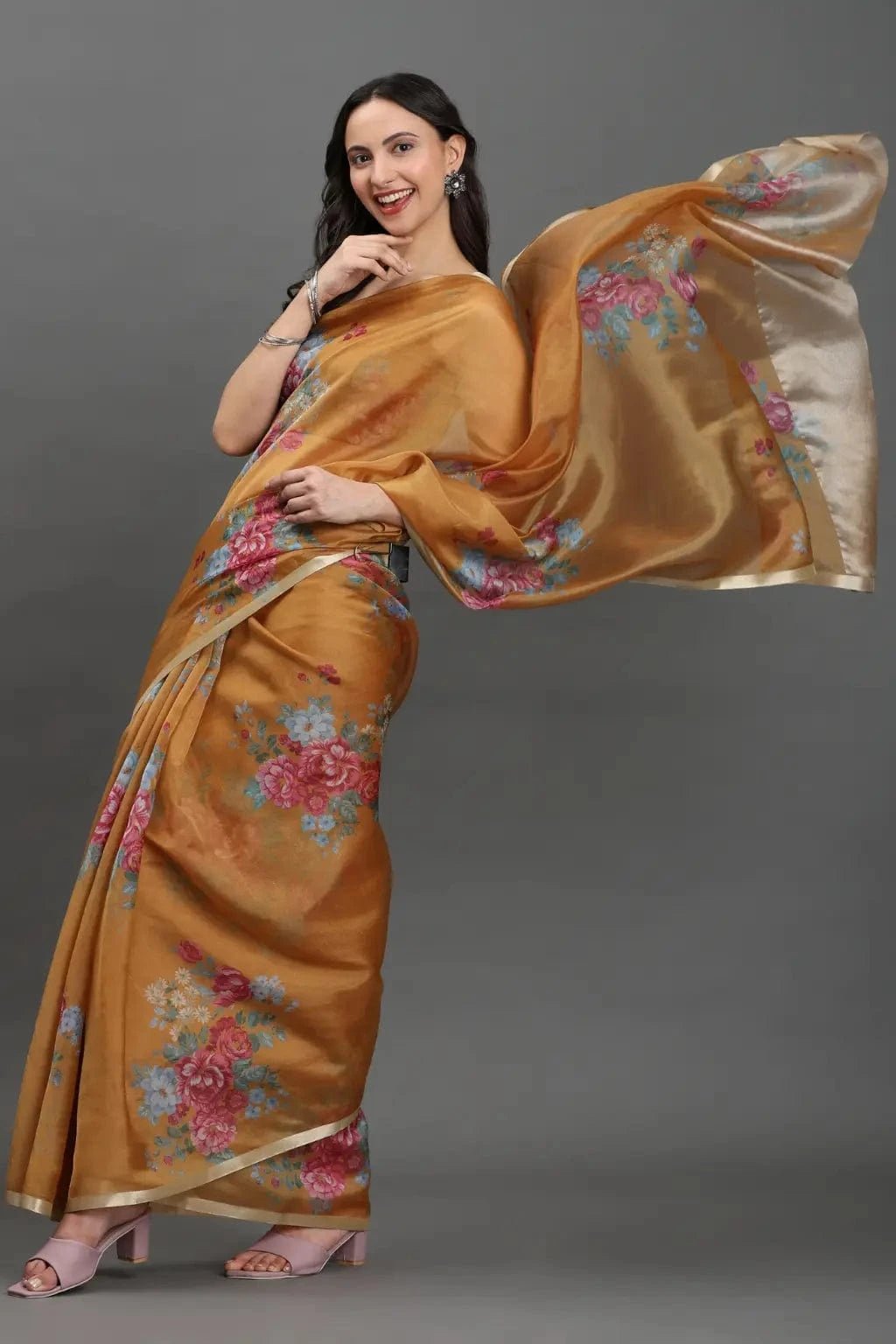 BAJO | Organza | Indidha Saree