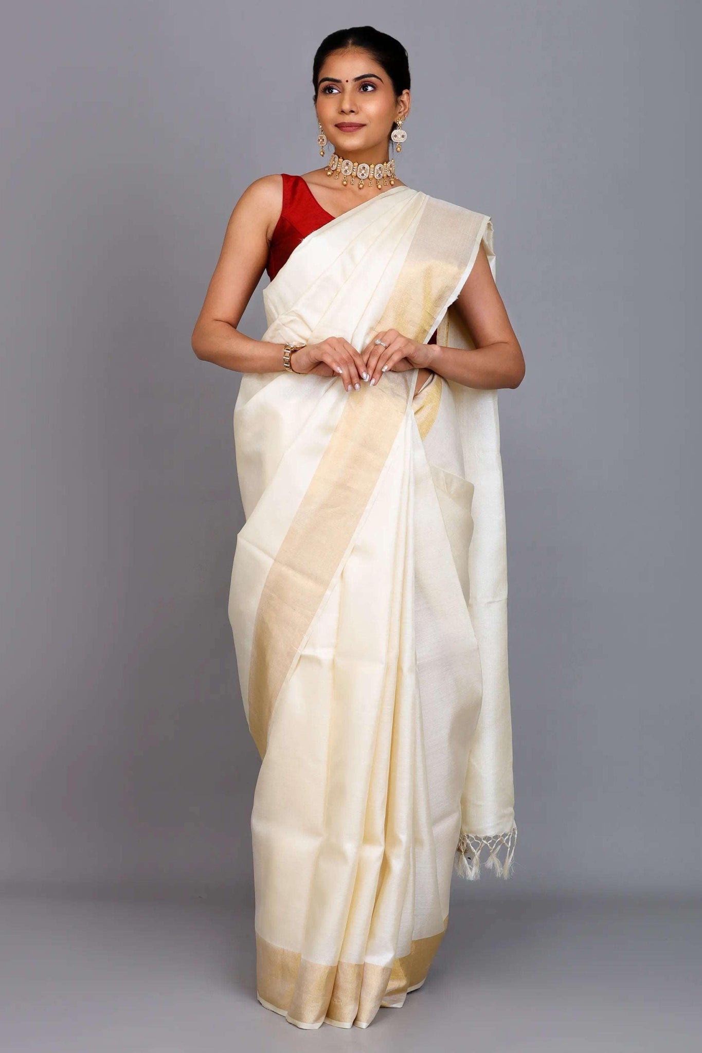 AURELIE | Kosa Zari Silk | Indidha Saree