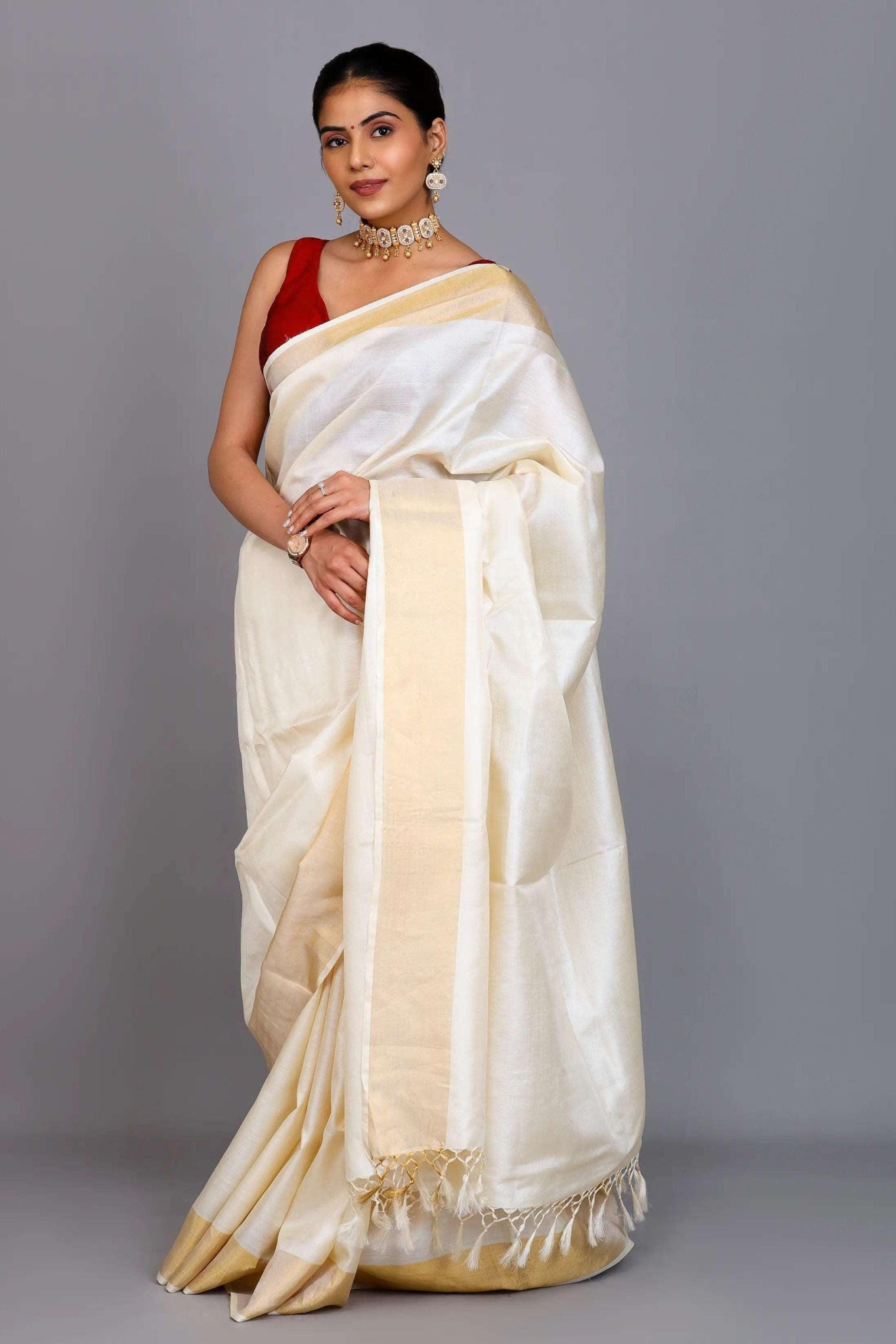 AURELIE | Kosa Zari Silk | Indidha Saree