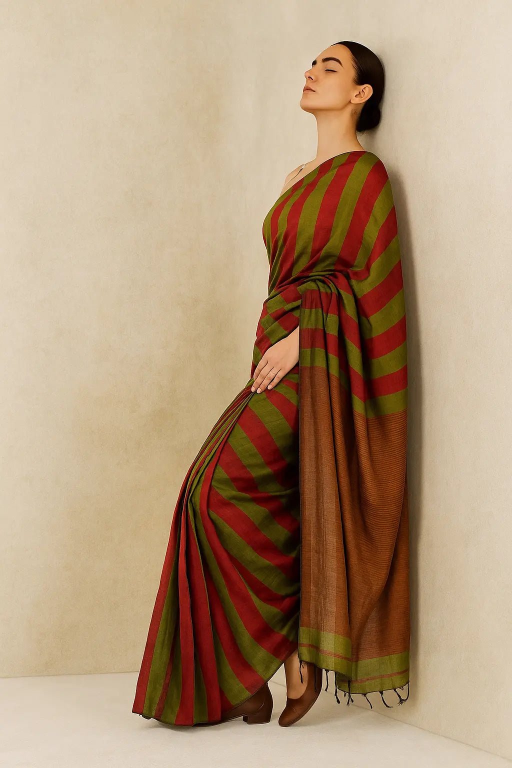 DHARI | Pure Cotton | Indidha Saree