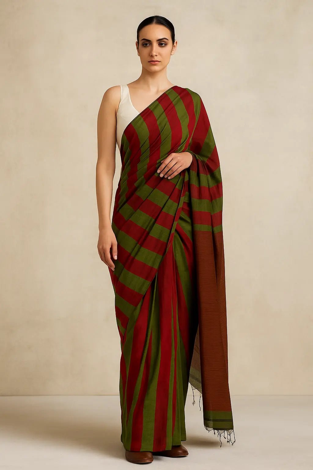 DHARI | Pure Cotton | Indidha Saree