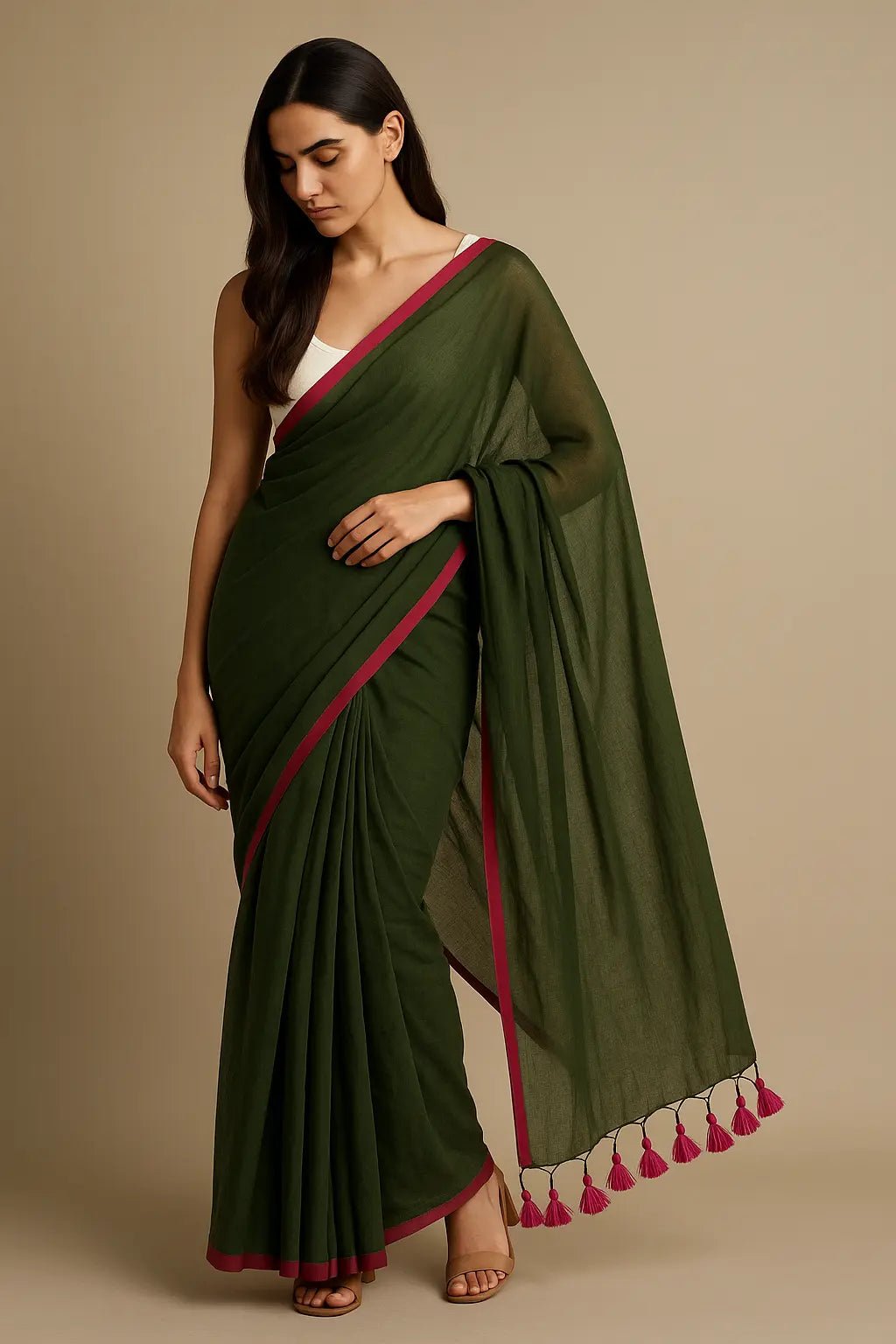 AFSANA | Mul Cotton | Indidha Saree