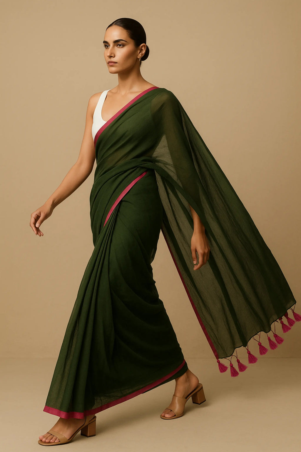 AFSANA | Mul Cotton | Indidha Saree