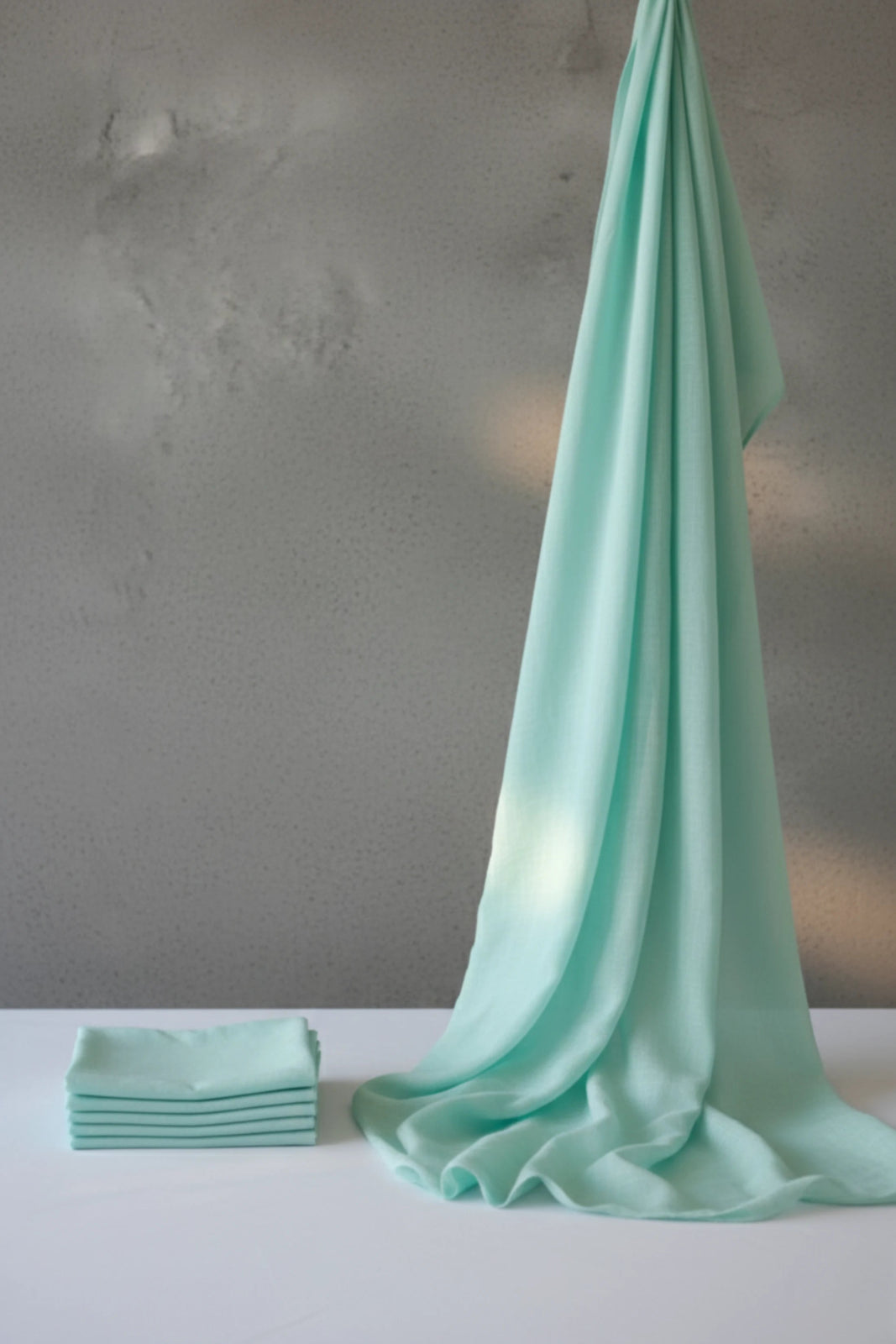 Aqua Drift | Mul Cotton | Blouse Fabric