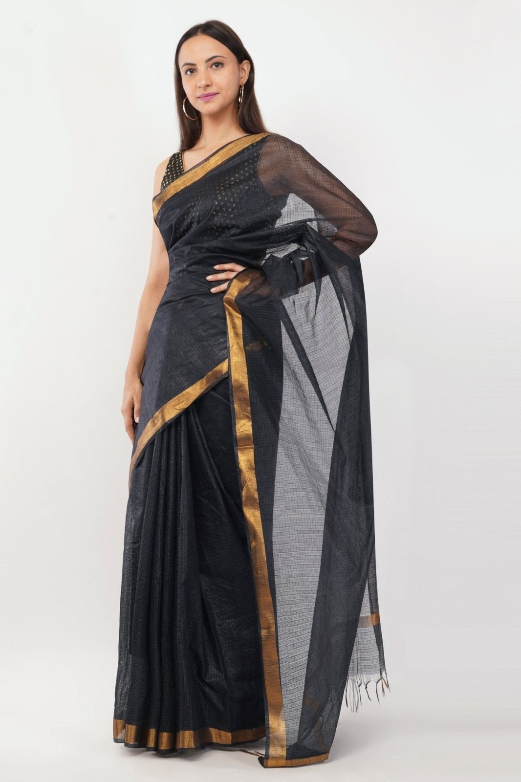 BLACK GOLD | Kota Doria | Indidha Saree