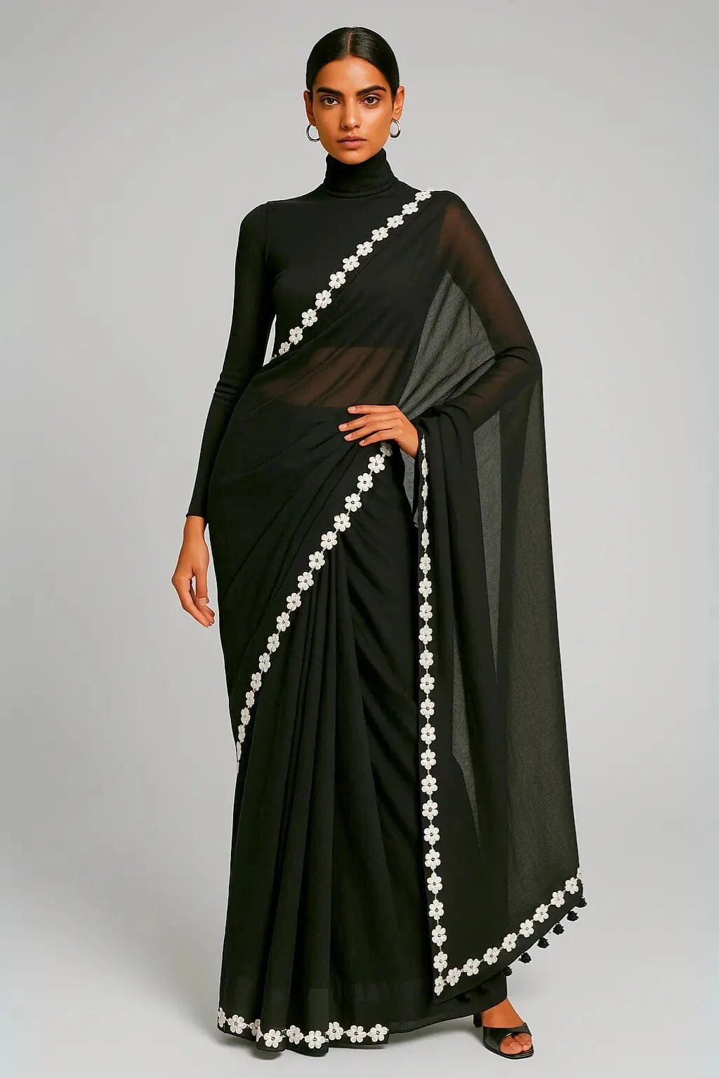 BLOSSOMES | Mul Cotton | Indidha Saree