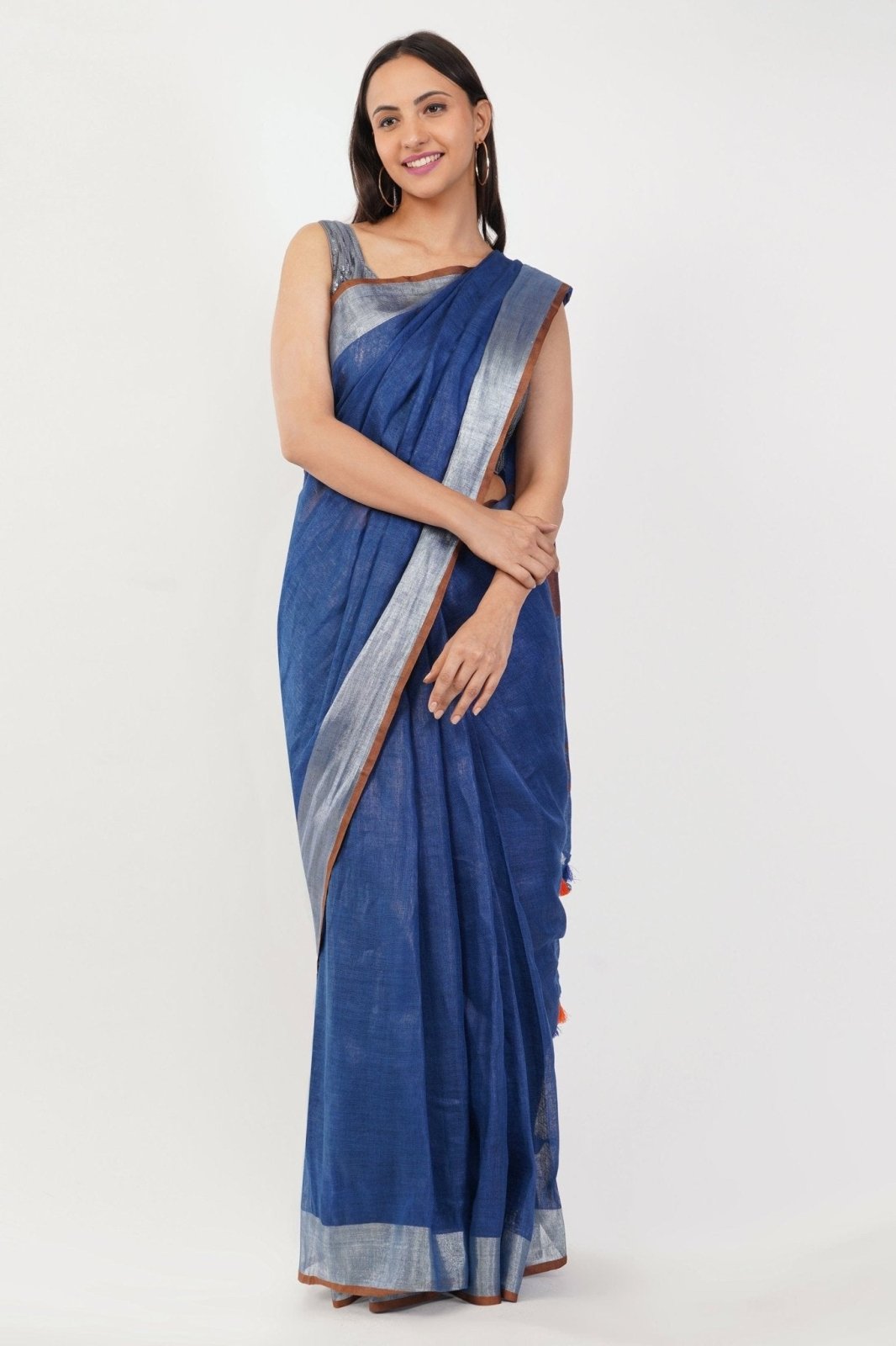 CAPUCHIN | Linen by Linen | Indidha Saree