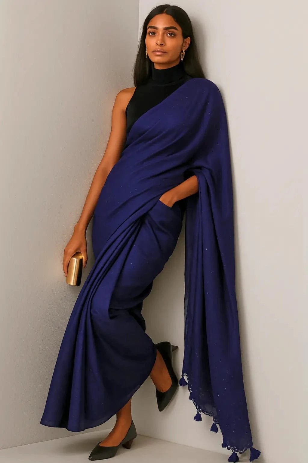 CELESTIAL BLUE | Cotton | Indidha Saree