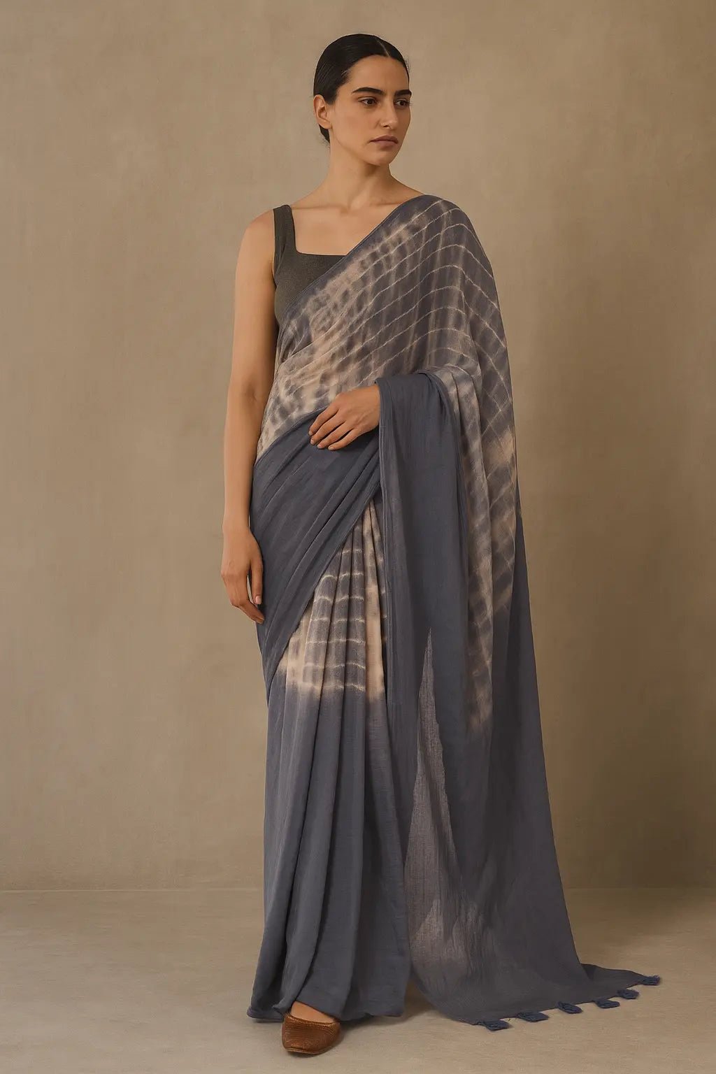 CHHAYA DHARA | Mul Cotton | Indidha Saree