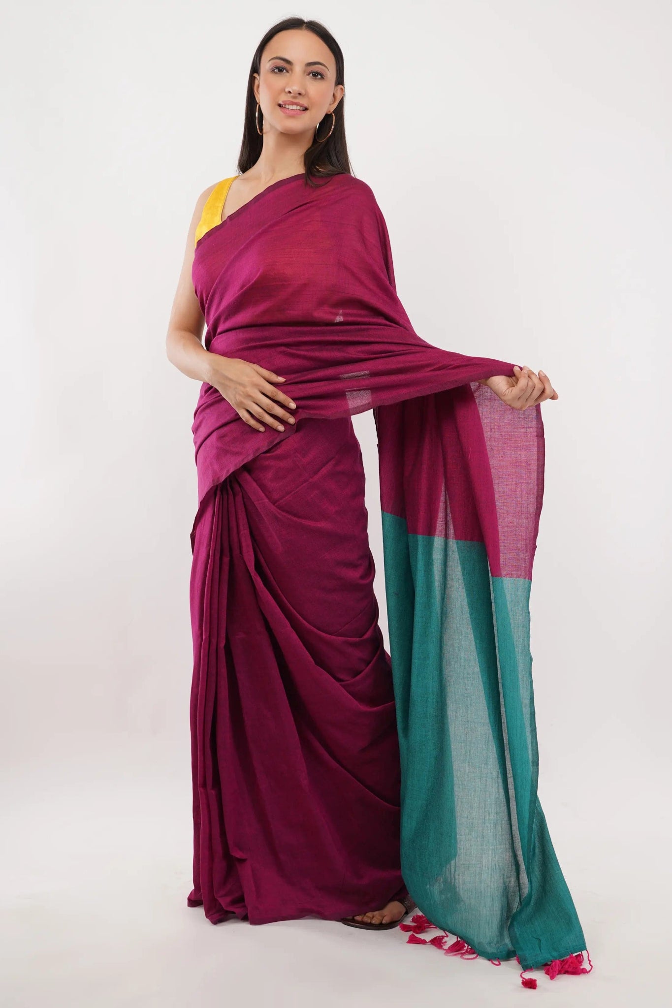 DESERT ROSE | Cotton | Indidha Saree