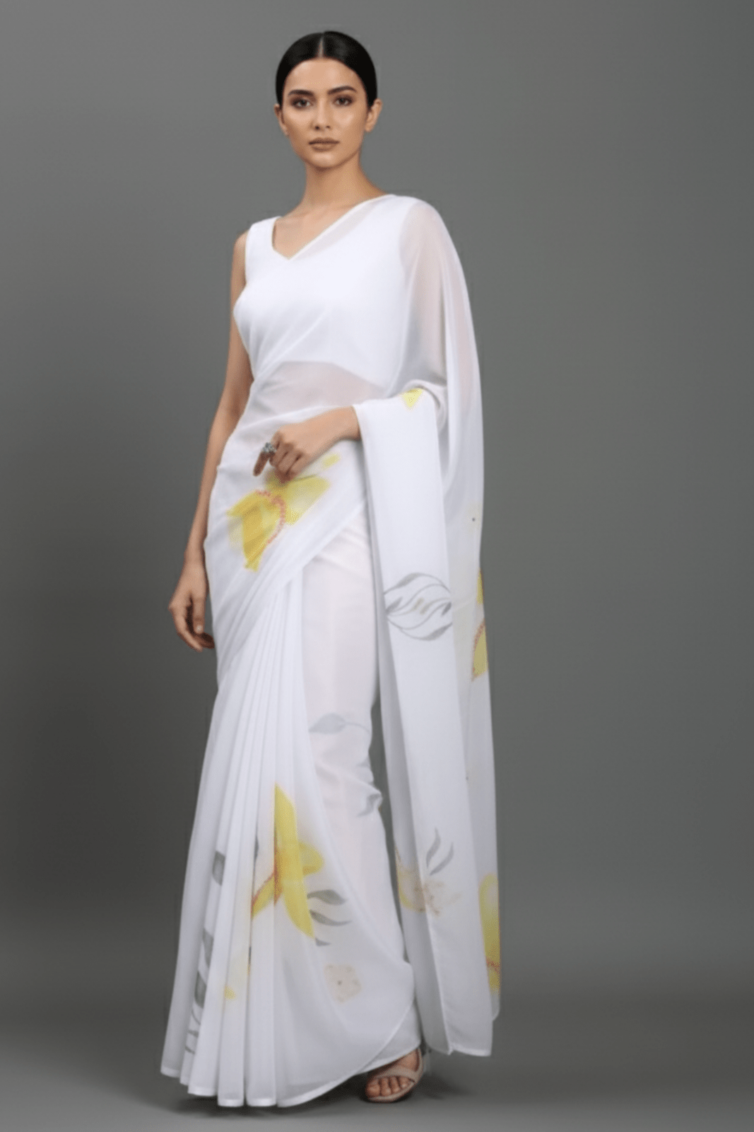 ETHEREAL PETALS | Organza | Indidha Saree