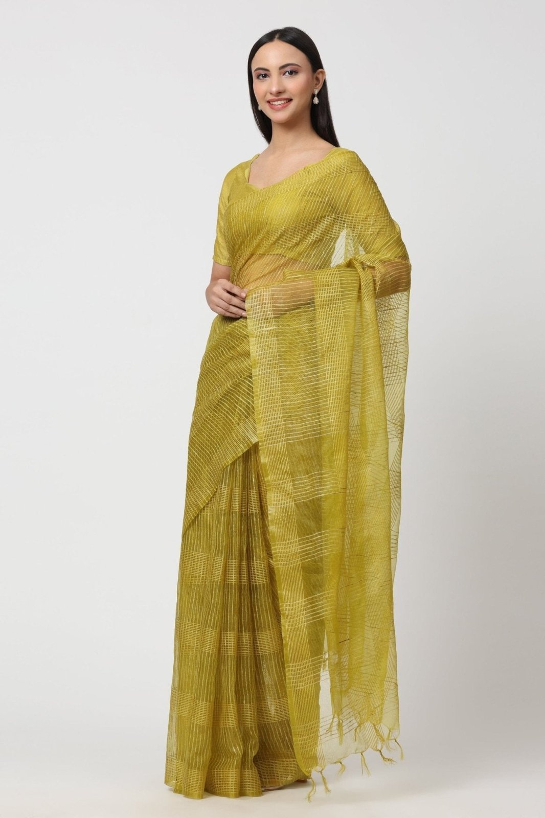 GOLDEN BREEZE | Kota Doria | Indidha Saree