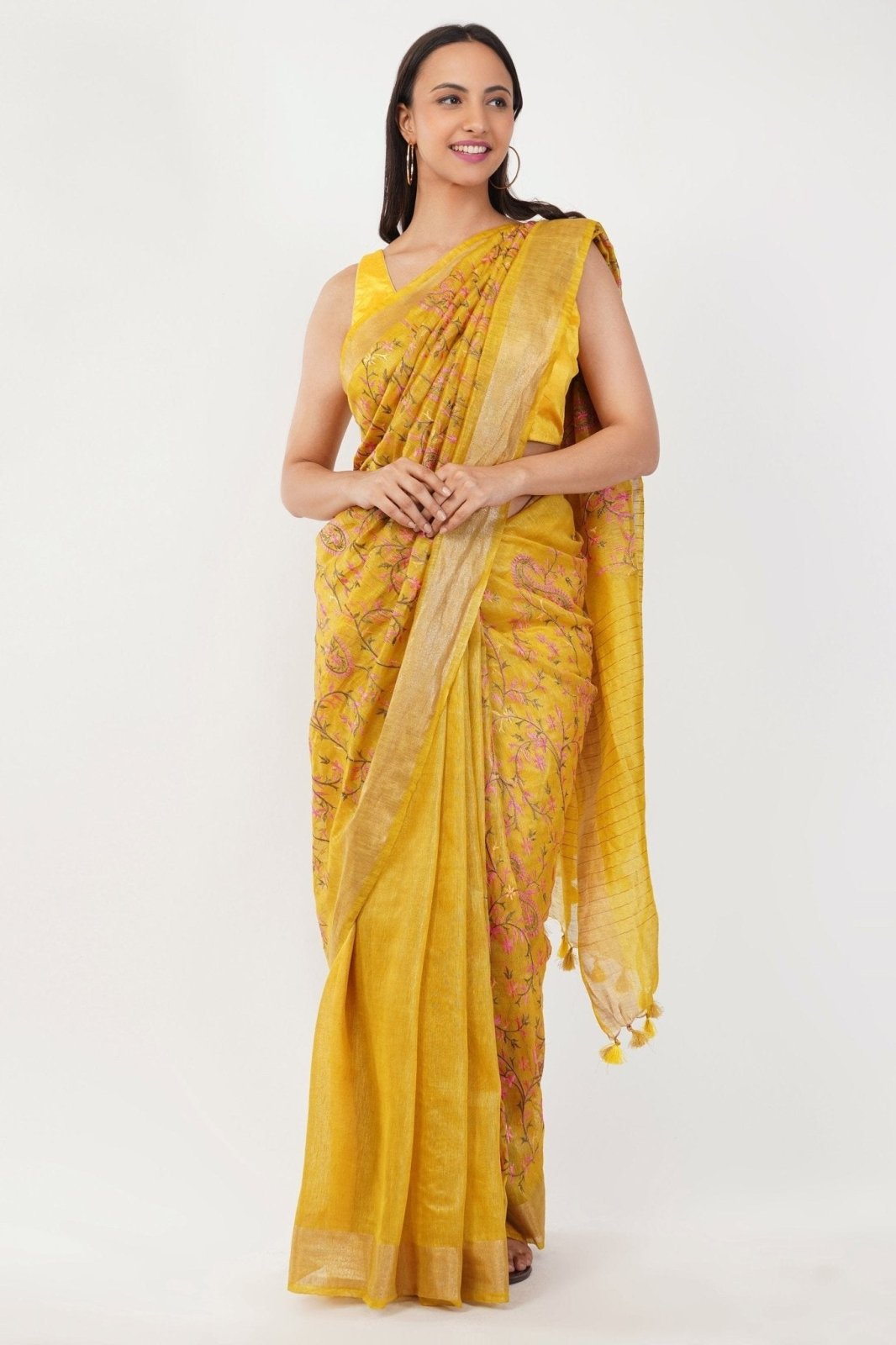 HALDI GLOW | Muga Silk | Indidha Saree