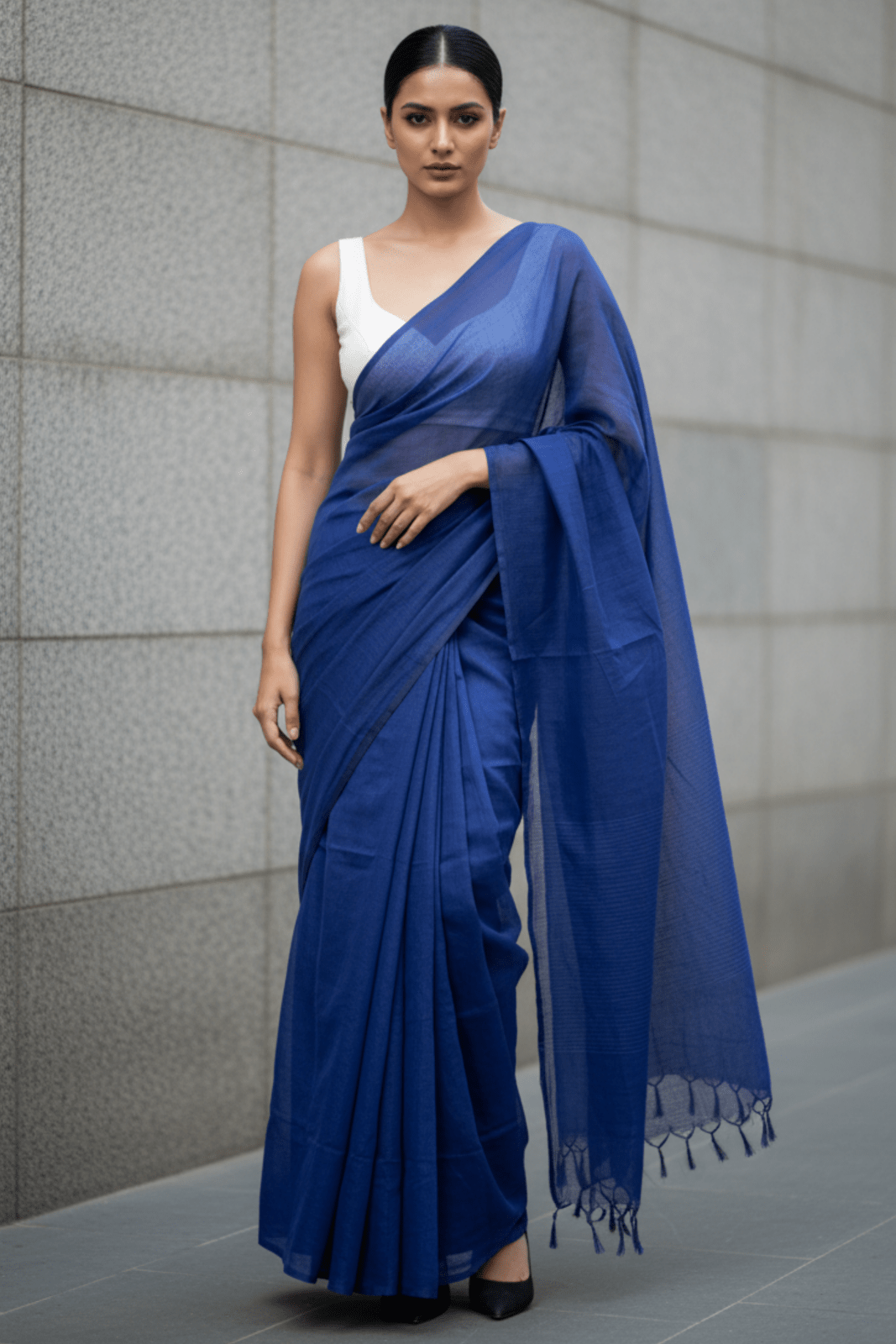 Indigo Hour | Cotton | Indidha Saree