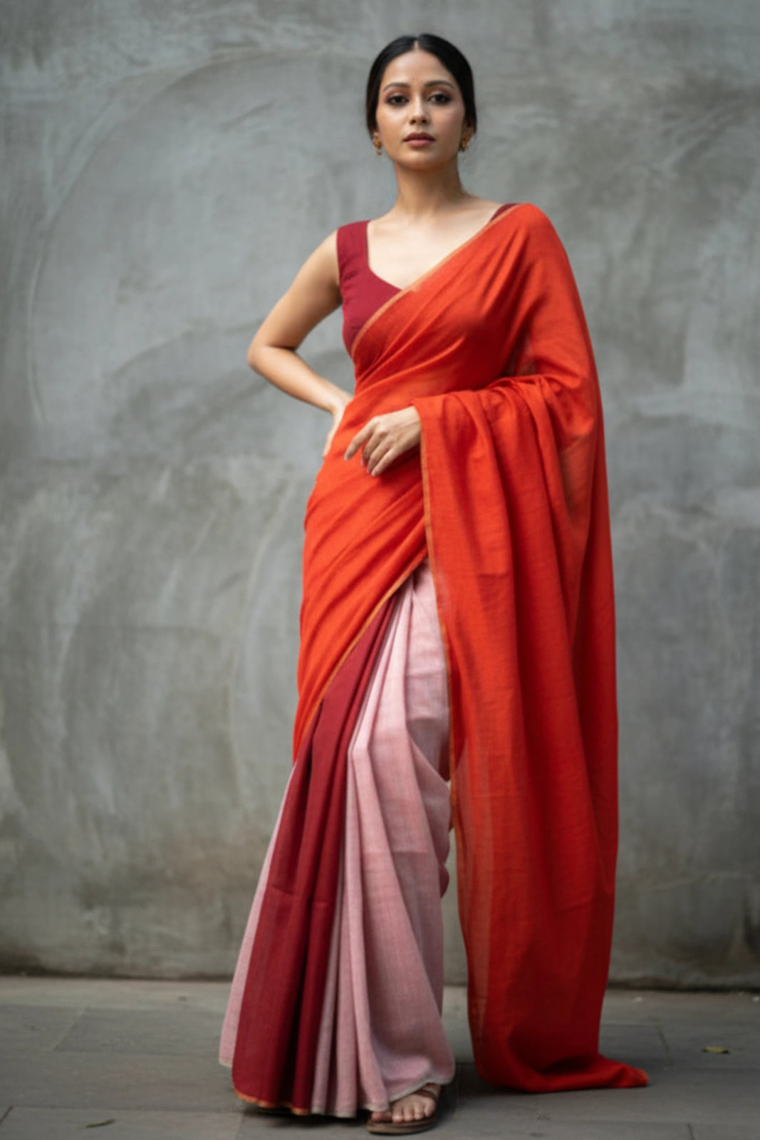 JADE KA SURAJ | Cotton | Indidha Saree