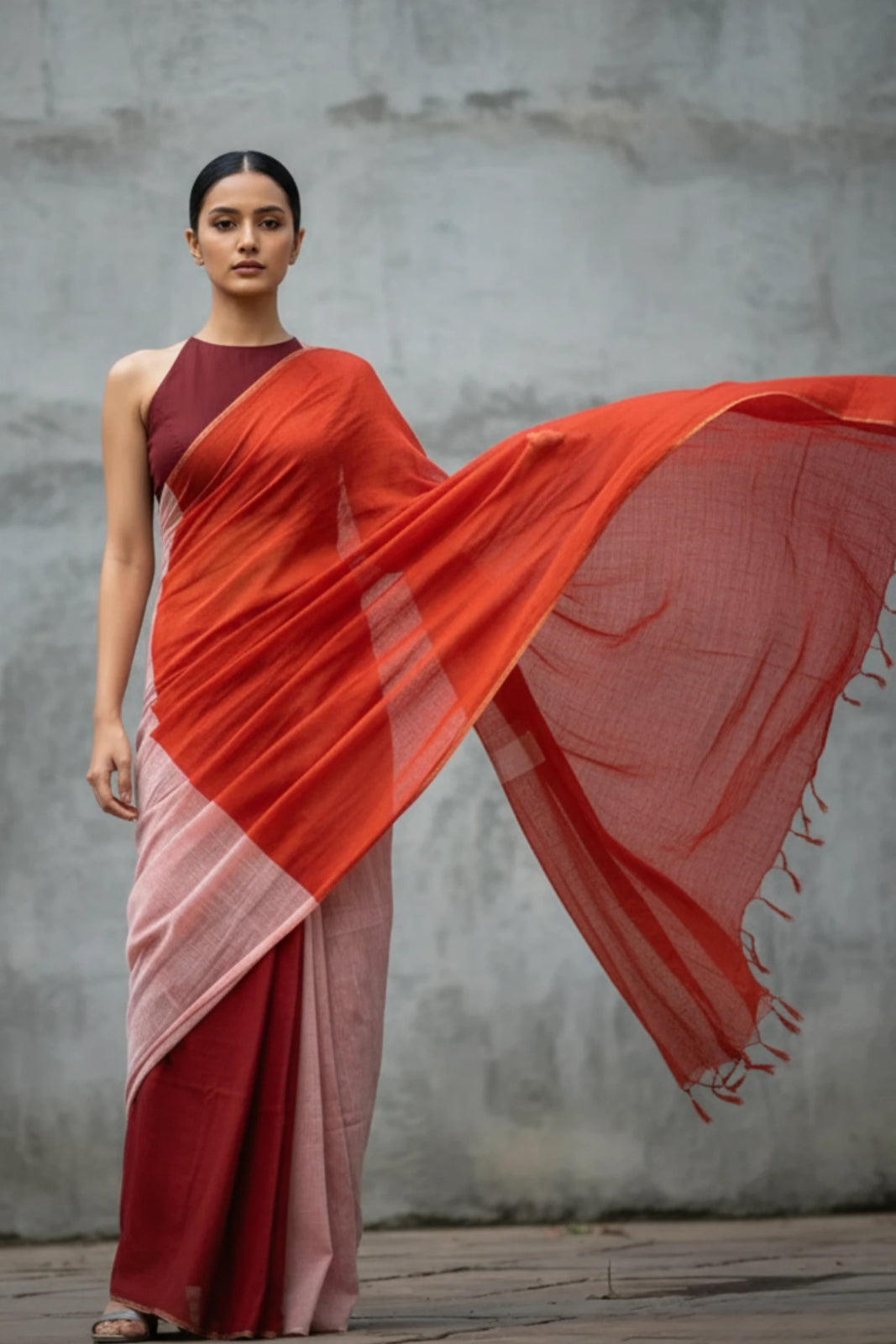 JADE KA SURAJ | Cotton | Indidha Saree