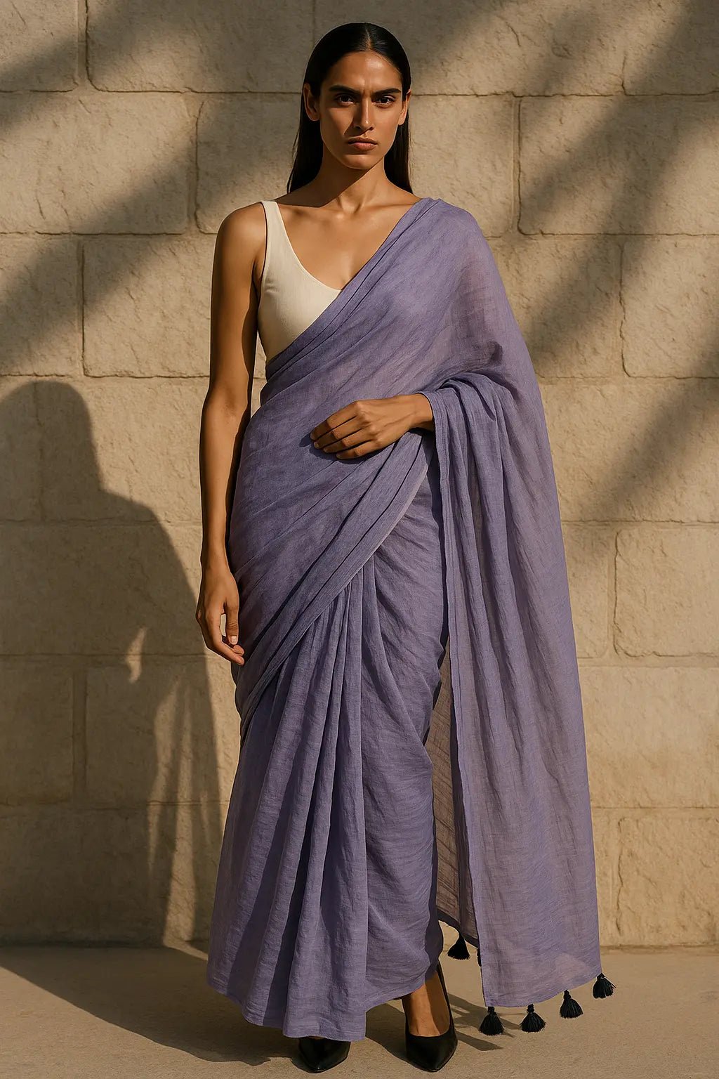 KIRDAAR | Mul Cotton | Indidha Saree