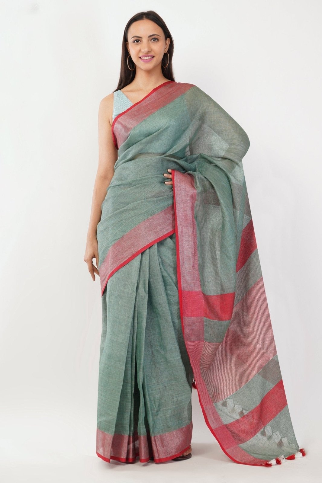 LEAF & LAVA | Linen by Linen | Indidha Saree