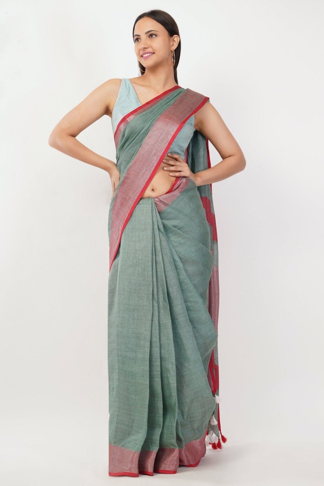 LEAF & LAVA | Linen by Linen | Indidha Saree