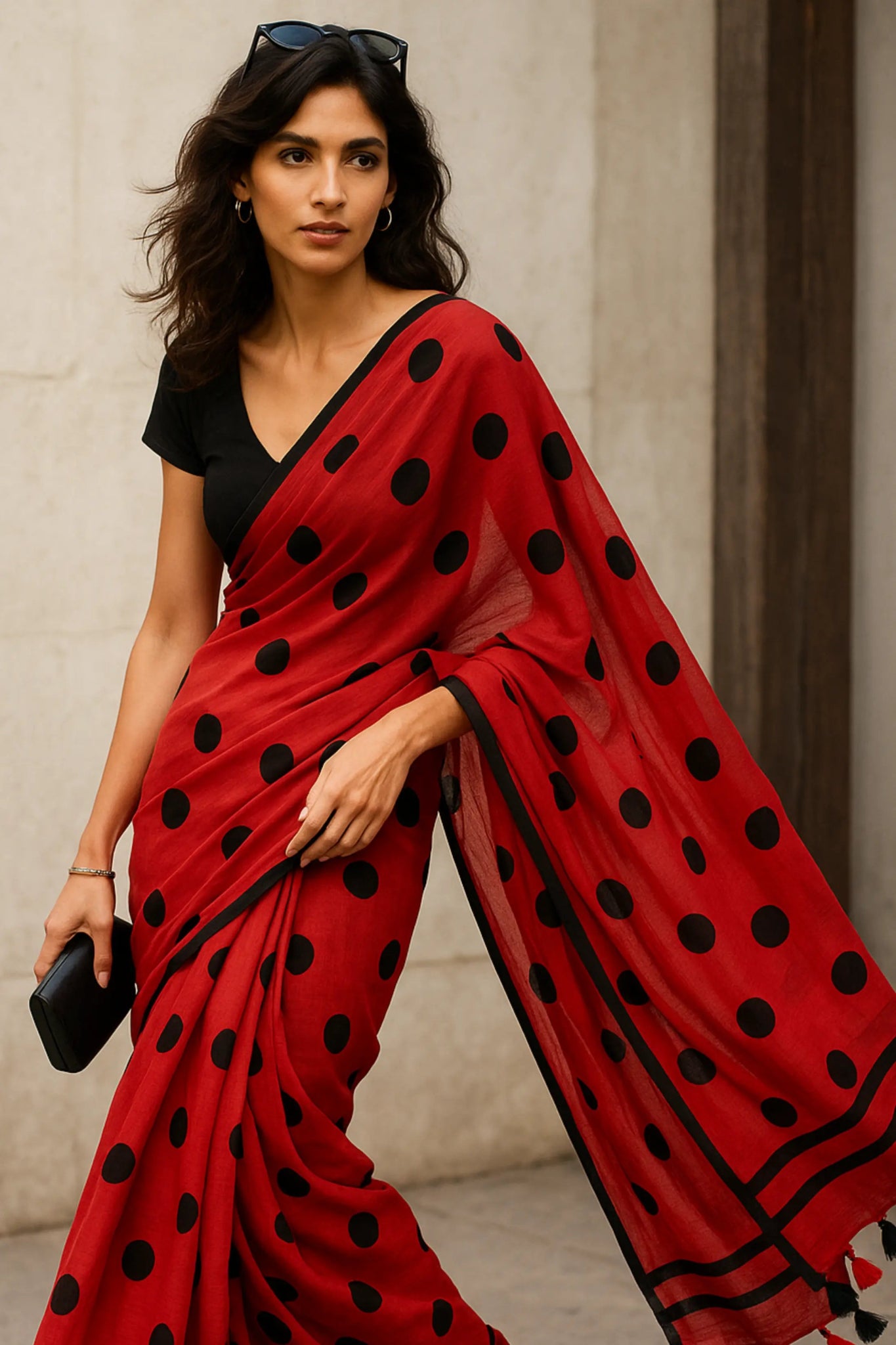 MASHUQA | Mul Cotton | Indidha Saree