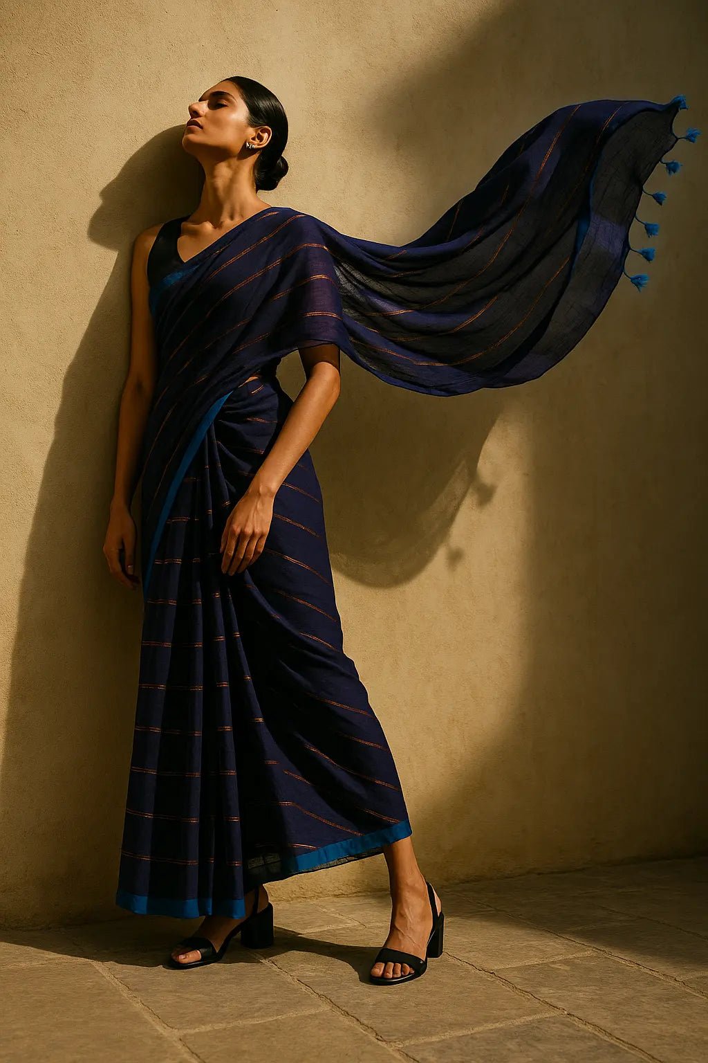 MEGH | Mul Cotton | Indidha Saree