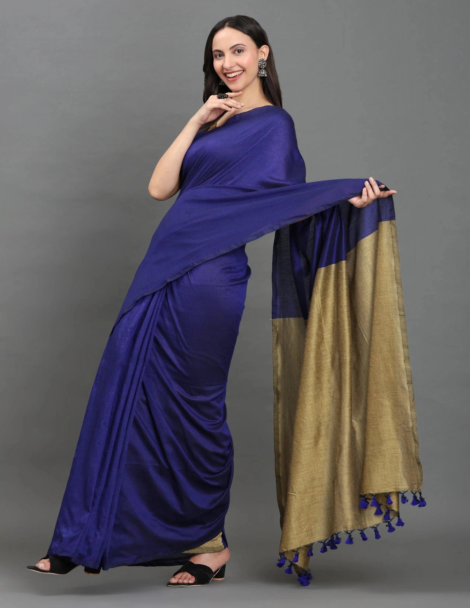 MIDNIGHT SONATA | Cotton | Indidha Saree