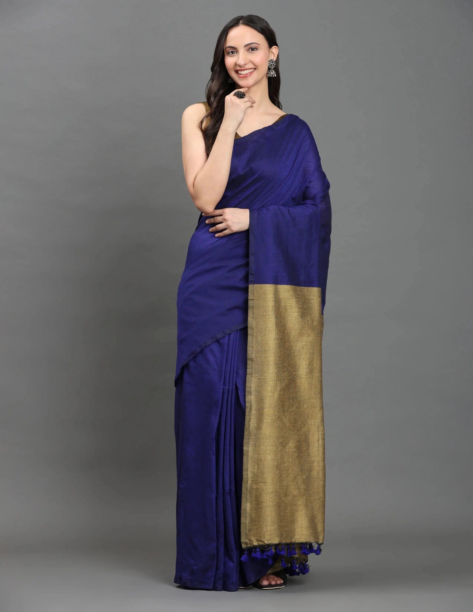 MIDNIGHT SONATA | Cotton | Indidha Saree