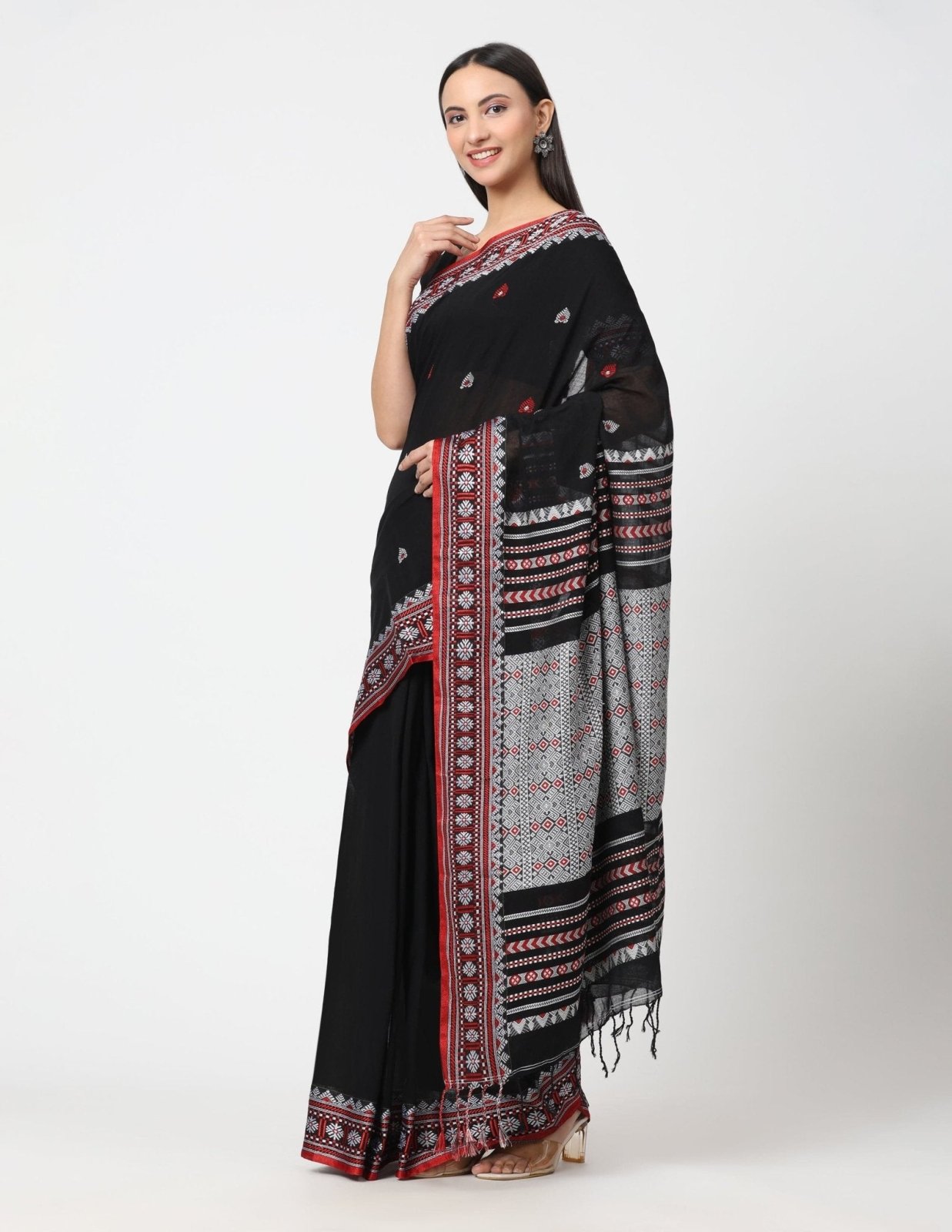 MUGDH MOHINI | Assam Mercerized Cotton | Indidha Saree