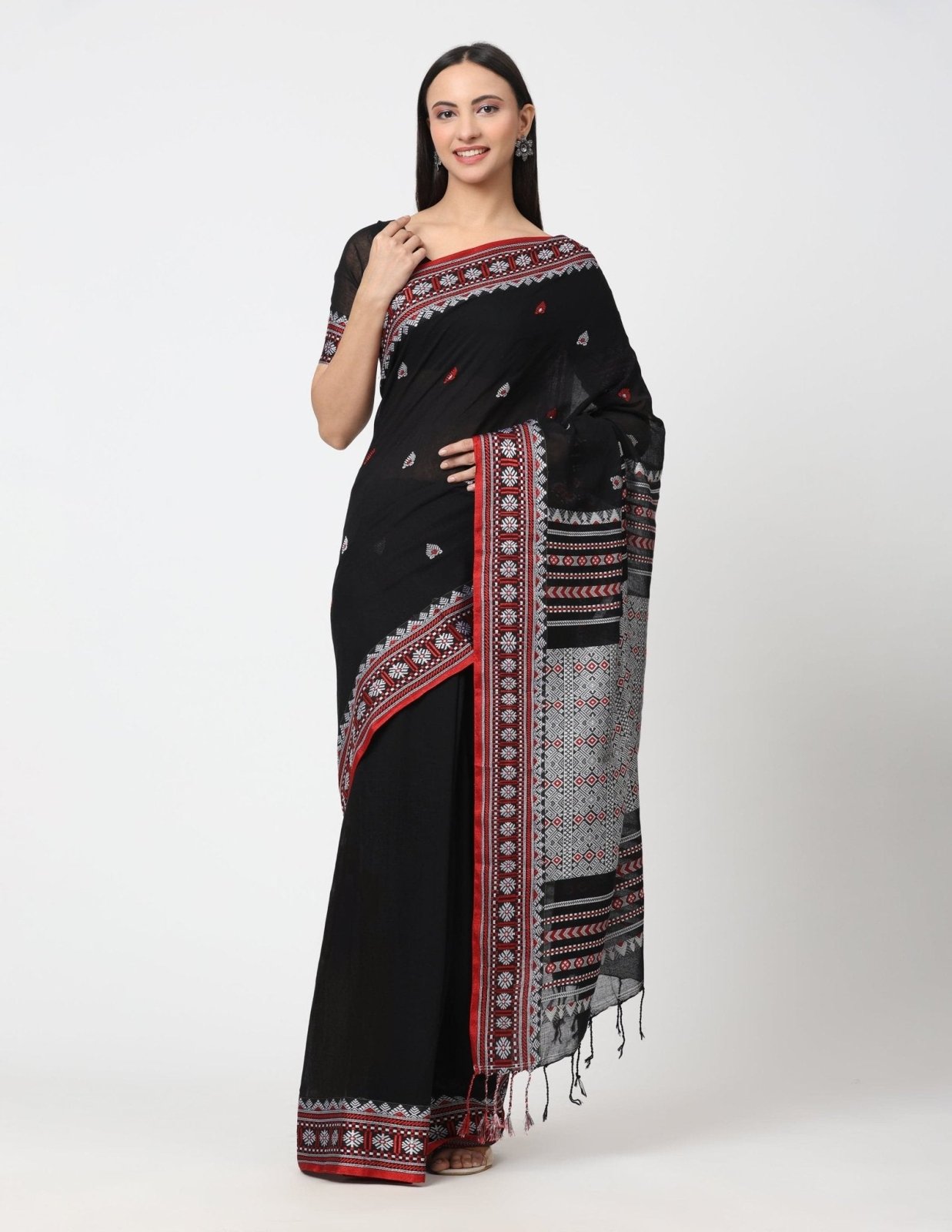 MUGDH MOHINI | Assam Mercerized Cotton | Indidha Saree