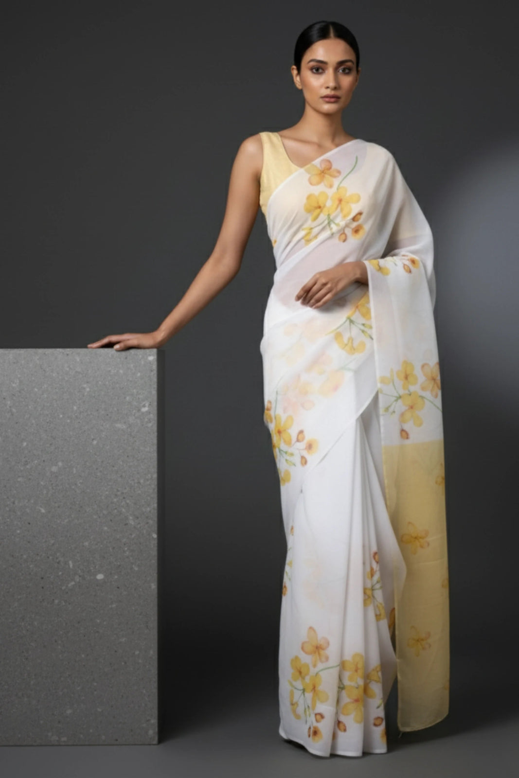 MUSTARD MUSIC | Organza | Indidha Saree