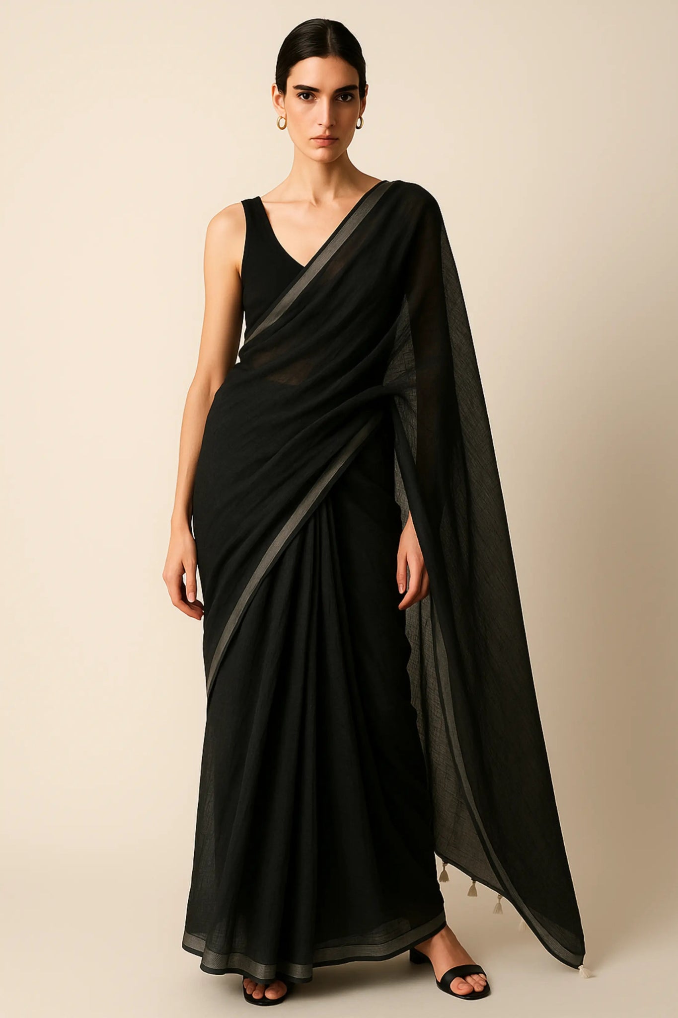 MYSTIC SHADE | Mul Cotton | Indidha Saree