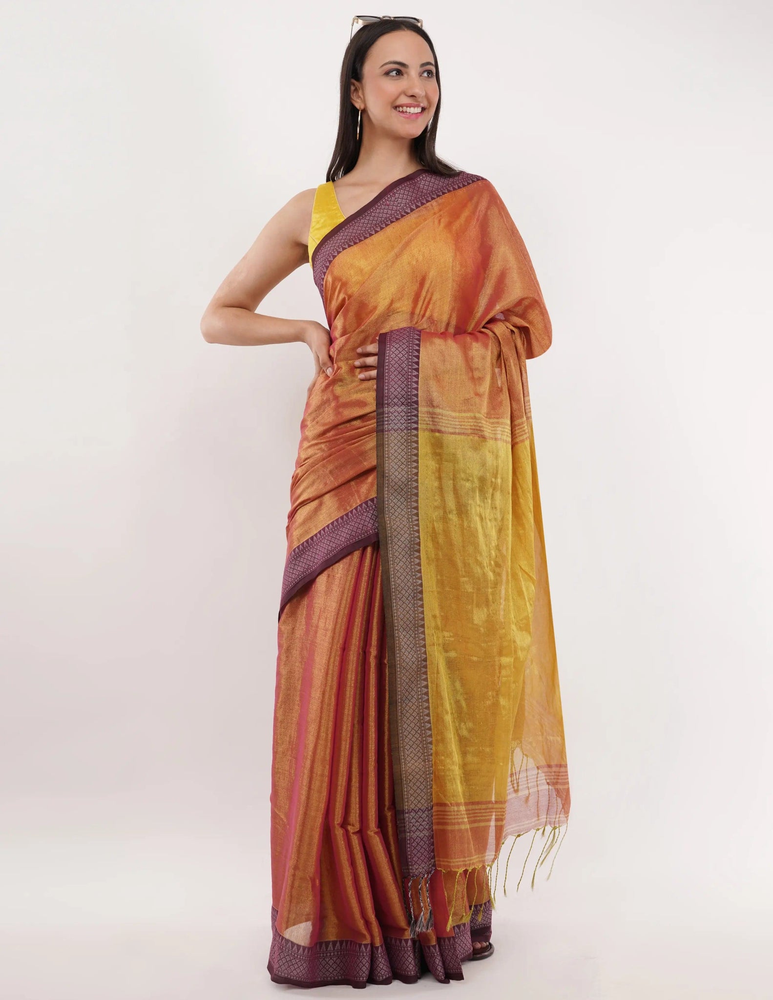 NAIG | Handloom Tissue | Indidha Saree