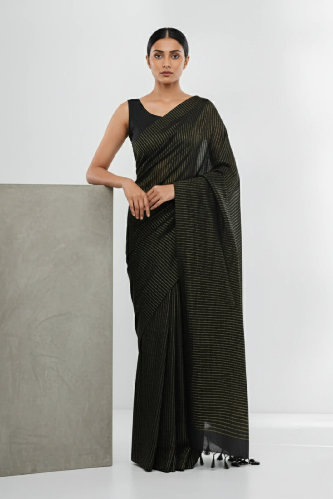 NOIR ENIGMA | Cotton | Indidha Saree