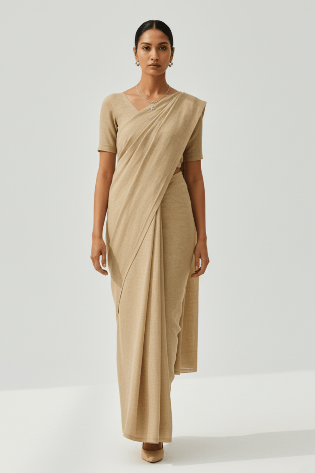 Oatline | Pure Cotton | Indidha Saree