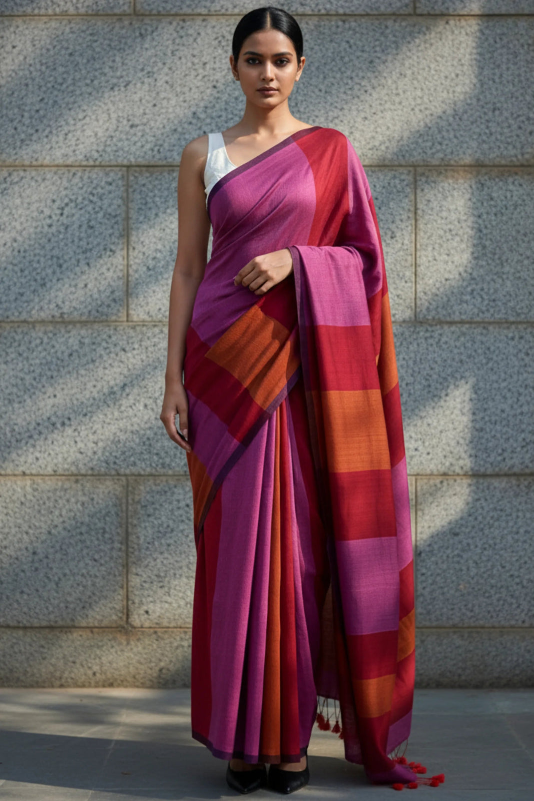 ODHNI | Cotton | Indidha Saree