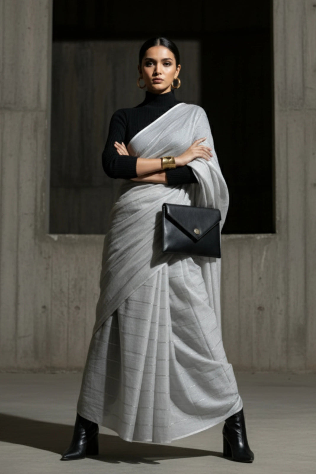 Palladium | Mul Cotton | Indidha Saree