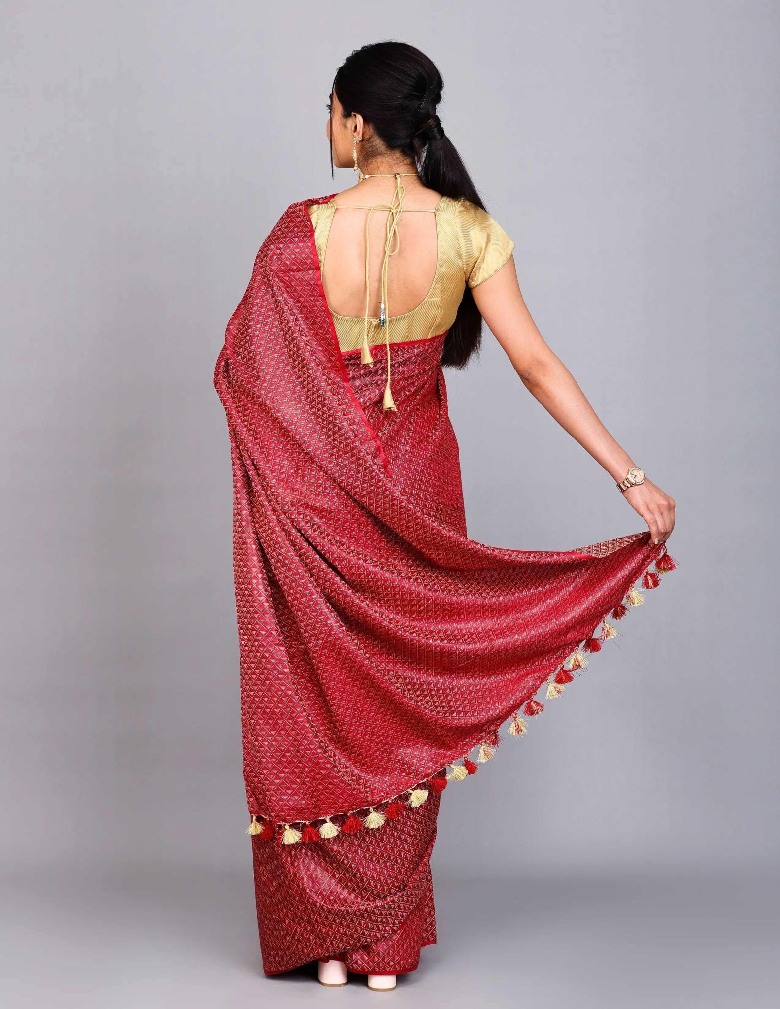AIDA | Kota Zari Viscose | Indidha Saree