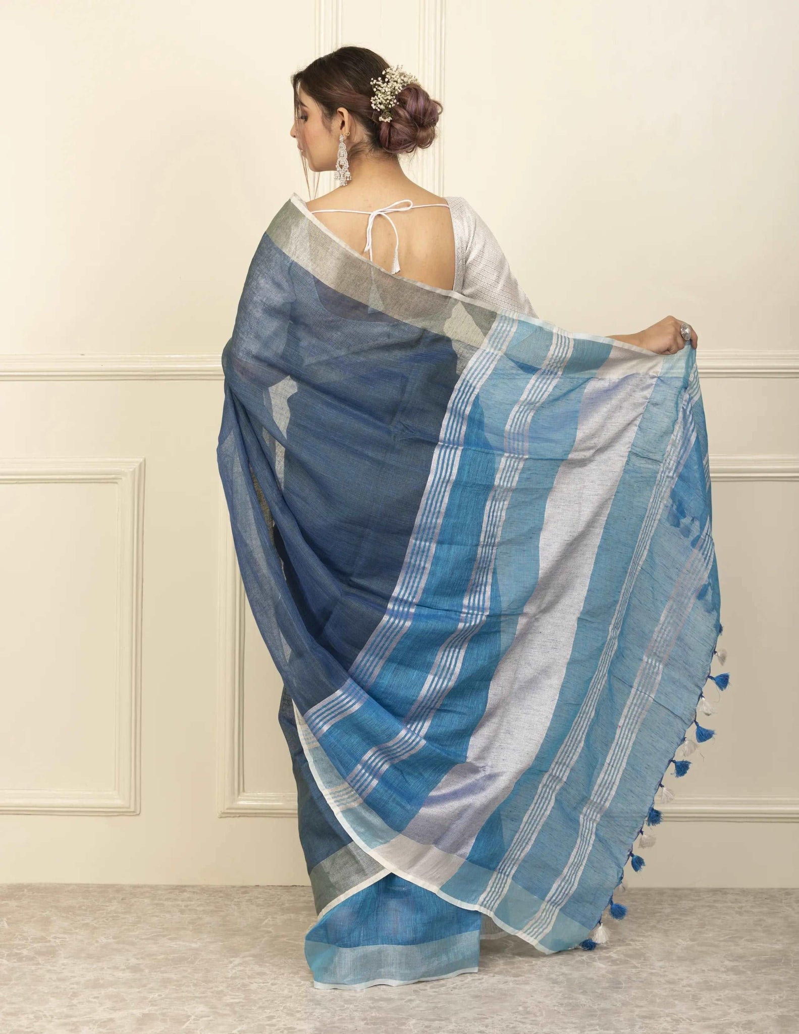 ANIKA | Linen | Indidha Saree