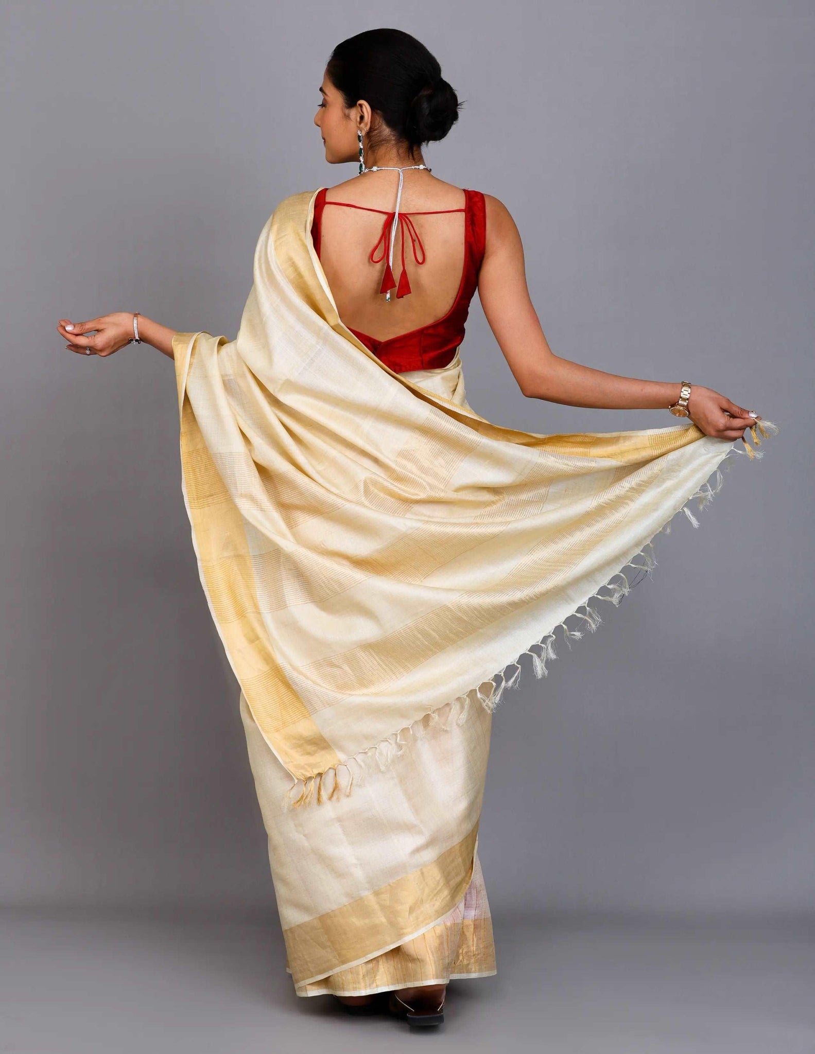 AUREATE | Kosa Zari Silk | Indidha Saree
