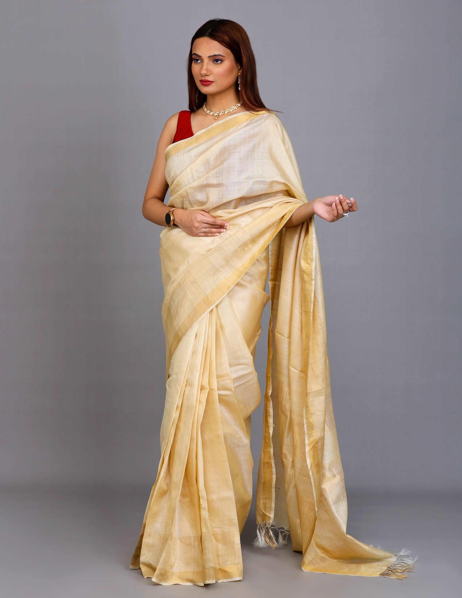 AURIC | Kosa Zari Silk | Indidha Saree