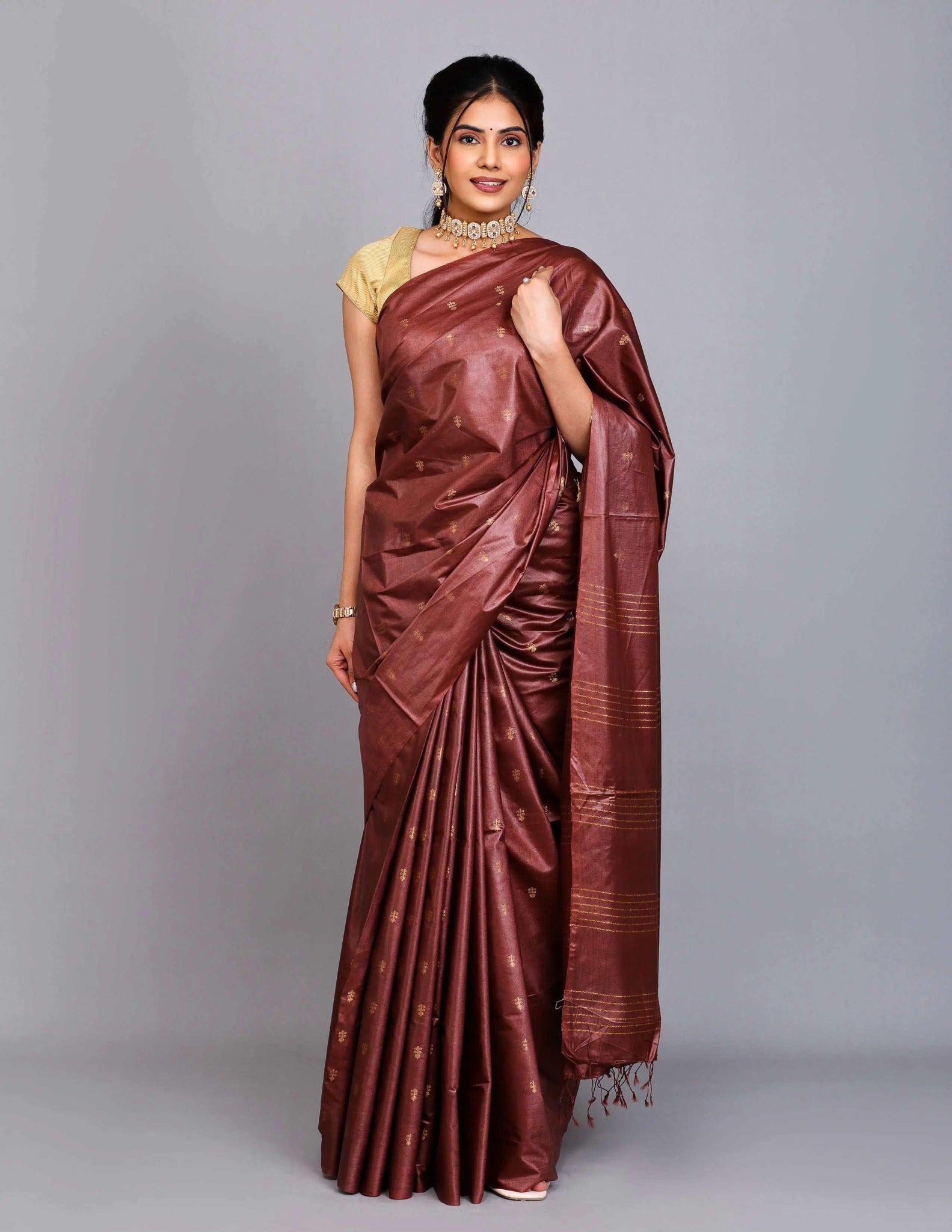 AVA | Kota Viscose Zari Buta | Indidha Saree