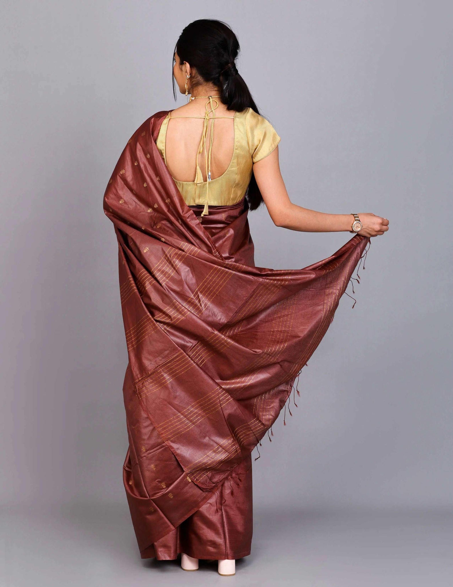 AVA | Kota Viscose Zari Buta | Indidha Saree