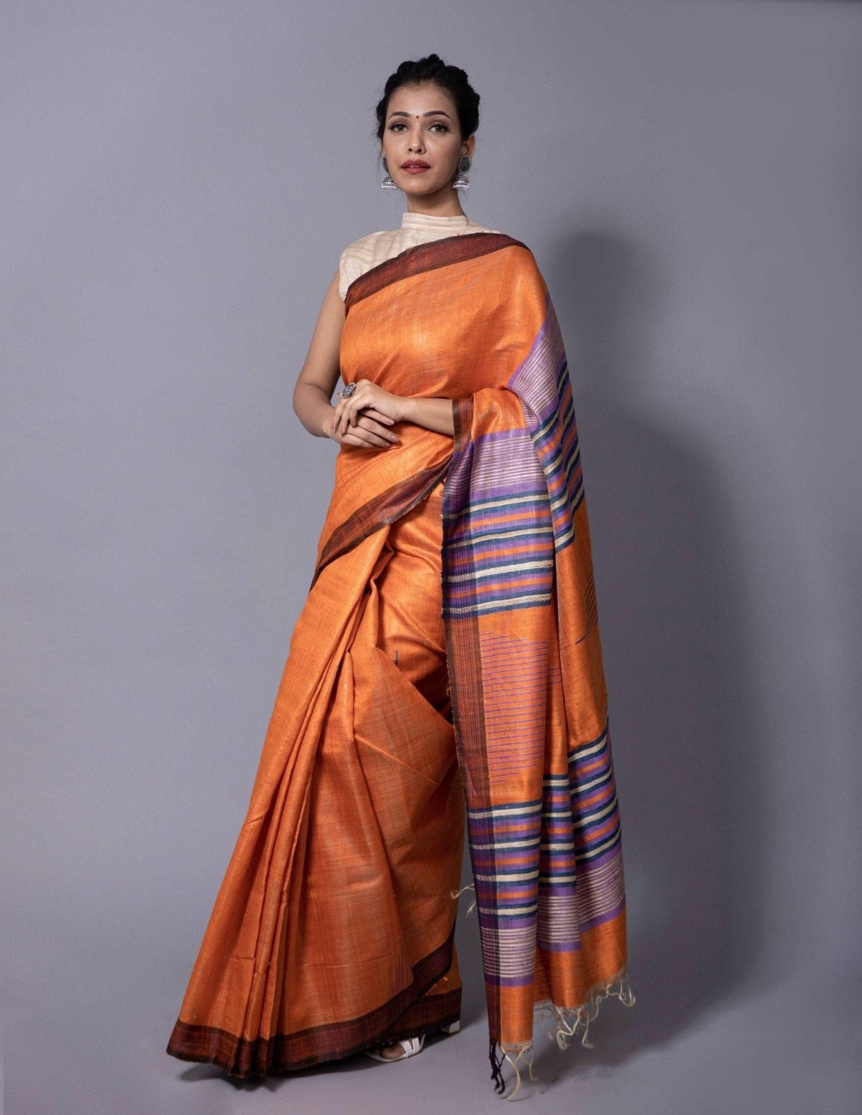 BHOR | Dupion Silk | Indidha Saree